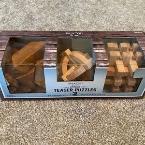 Buxton Brain Teaser Puzzles 3 Count Set